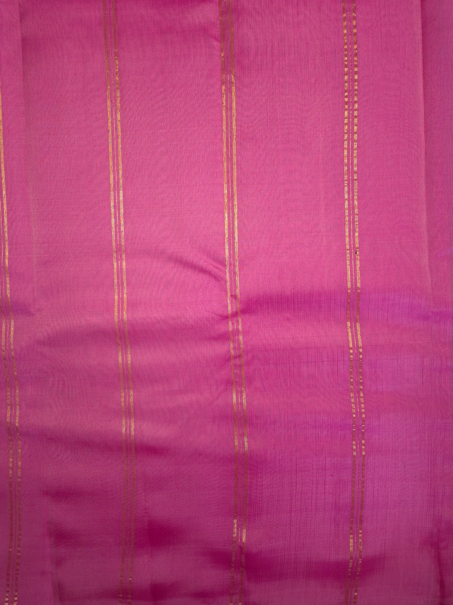 Dual Shade of Lilac and Sky-blue Plain Borderless Soft Silk Saree with contrast Pink color Pallu