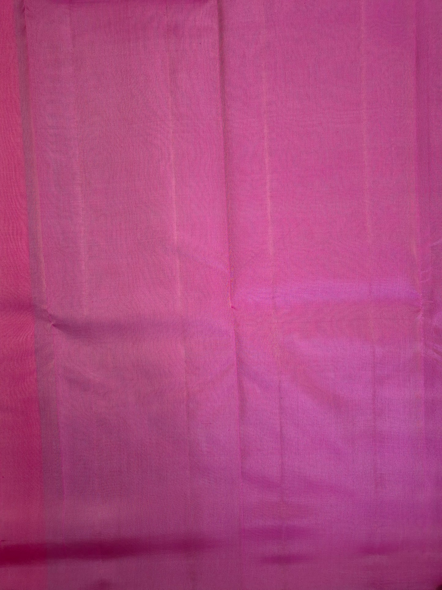 Dual Shade of Lilac and Sky-blue Plain Borderless Soft Silk Saree with contrast Pink color Pallu