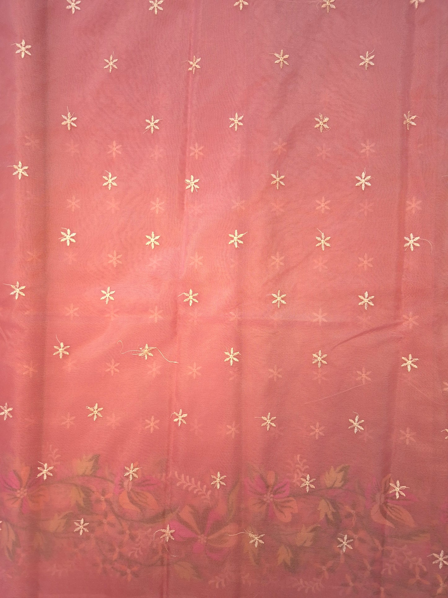 Pink Banarasi Embroidery Tissue Saree