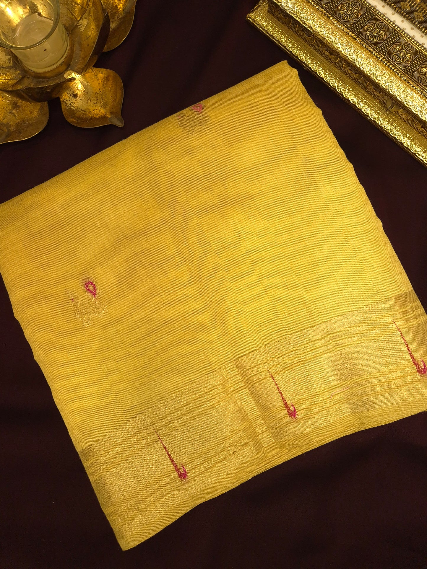 Light Yellow Jamdani Saree with Golden Zari Peacock Buttas and Colorful Peacock Motifs on Pallu