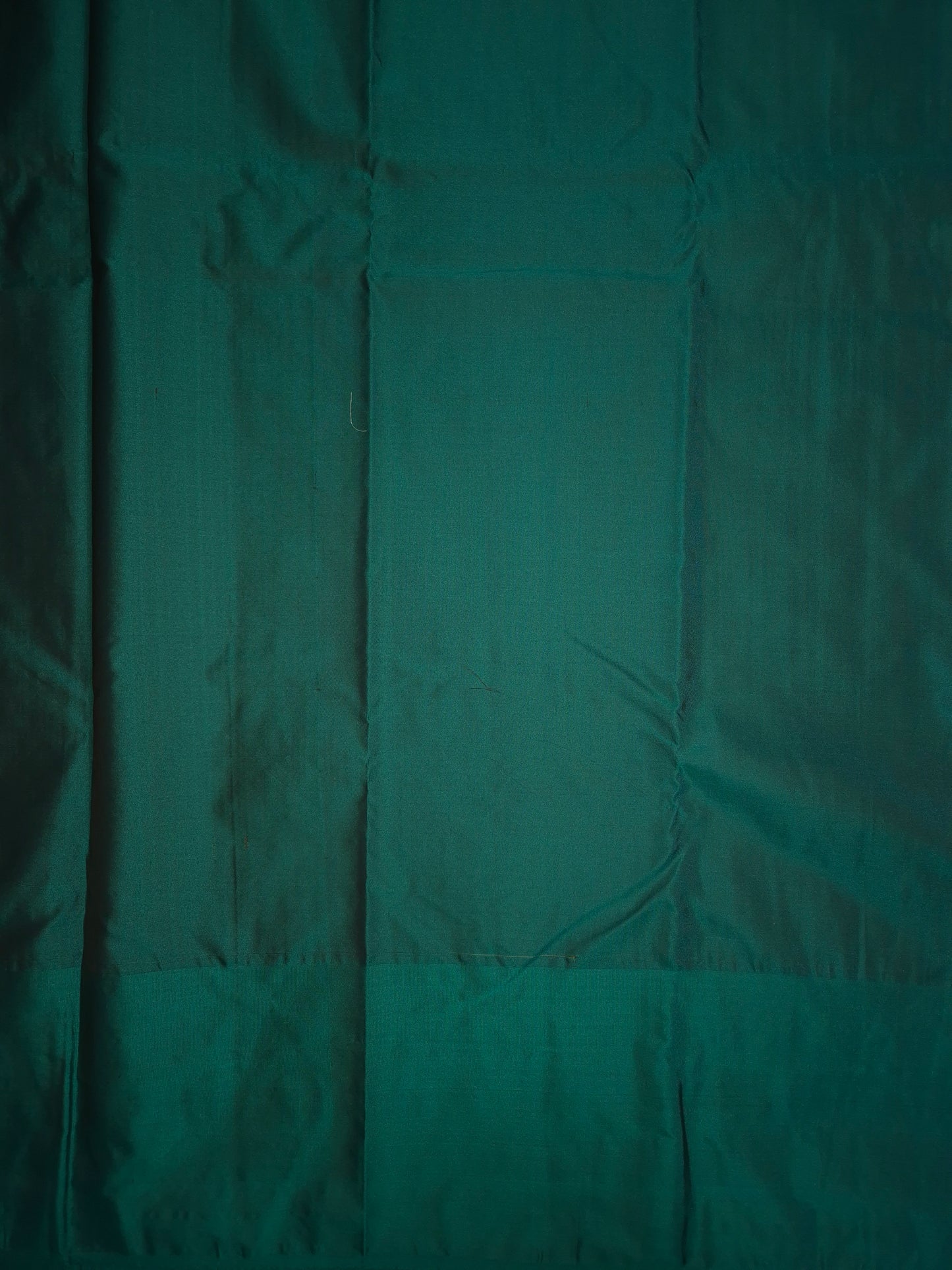 Golden Yellow Kanchipuram Silk Saree with Rama green Border and Golden Zari