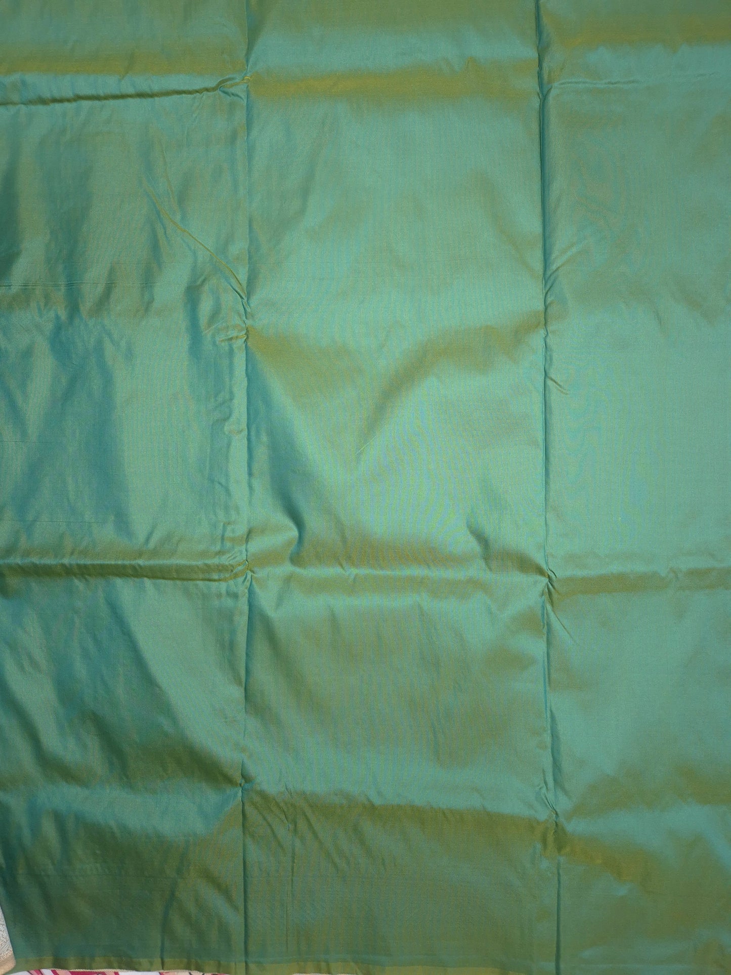 Cream Paithani Saree with Turquoise Border